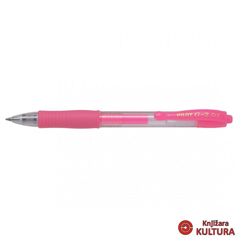 ROLER PILOT G2 0.7 NEON PINK 