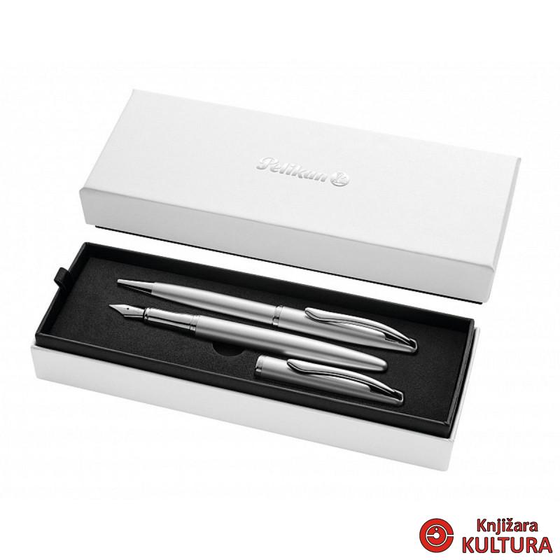 SET PISAĆI PELIKAN JAZZ NOBLE ELEGANCE SREBRNI 