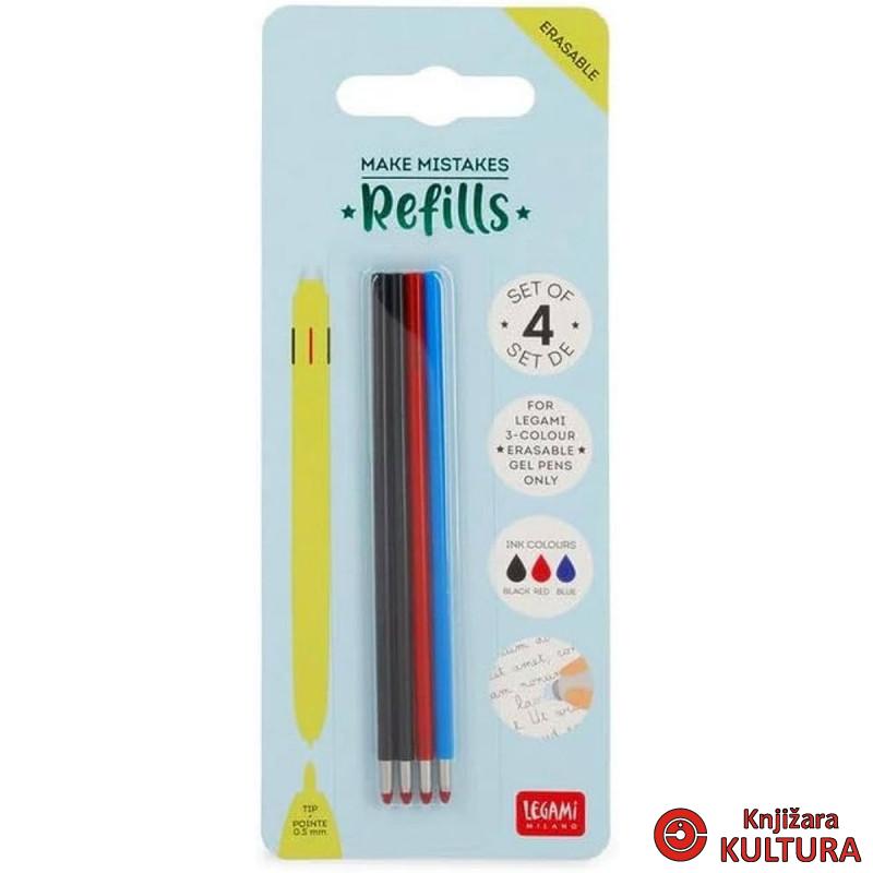 REFILI ZA OLOVKU PIŠI BRIŠI 4/1 