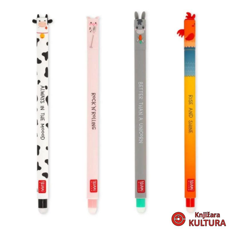 OLOVKA PIŠI BRIŠI 4/1 - COW + PIGGY + DONKEY + ROOSTER 