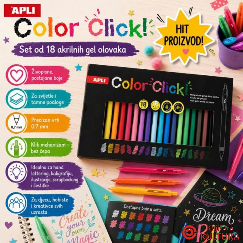 OLOVKA PIŠI-BRIŠI ACRILYC PACK 18 COLOR ASSORTED 