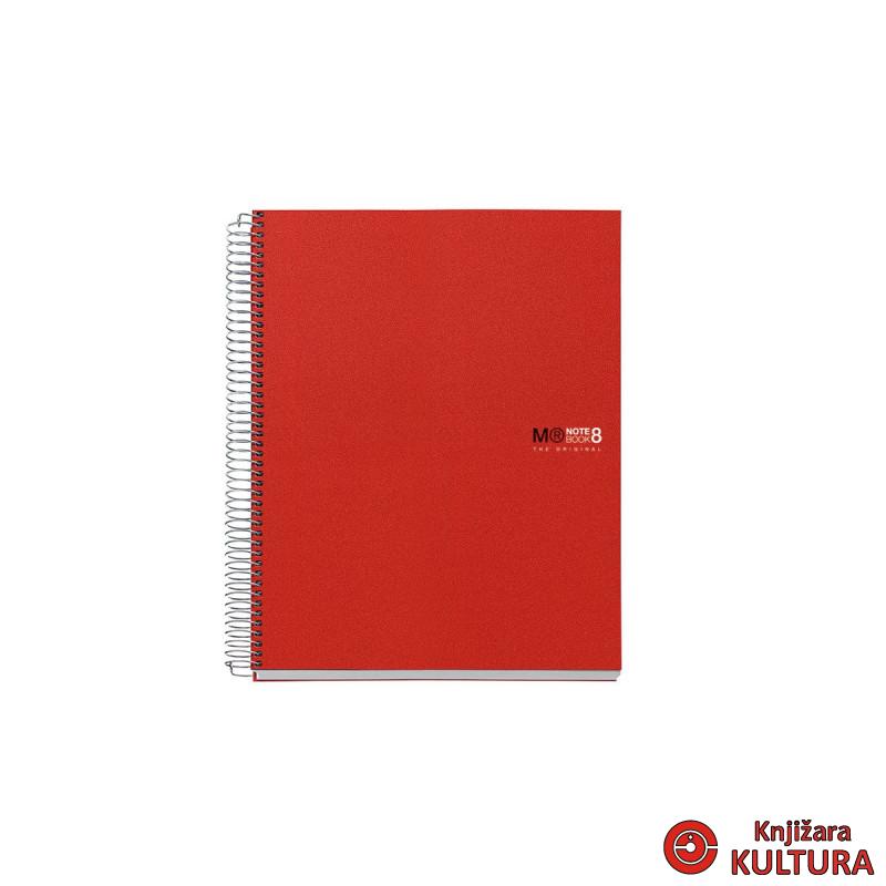 SVESKA A5 200L RED MR K. 