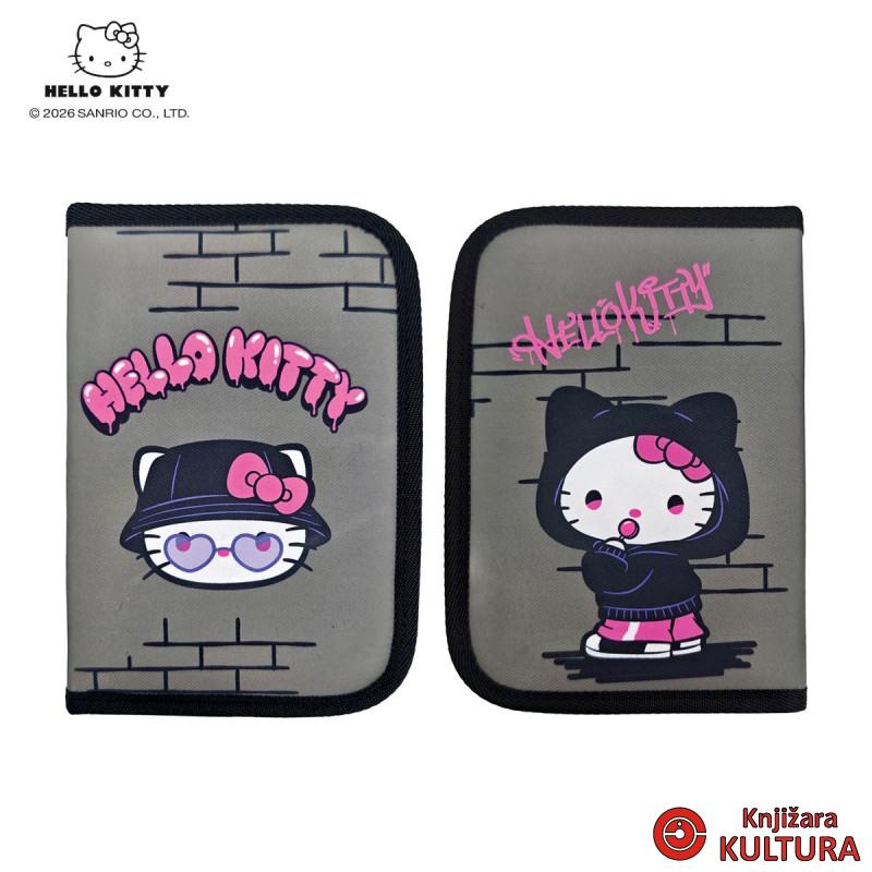 PERNICA 1ZIP PRAZNA HELLO KITTY GREY 2800 