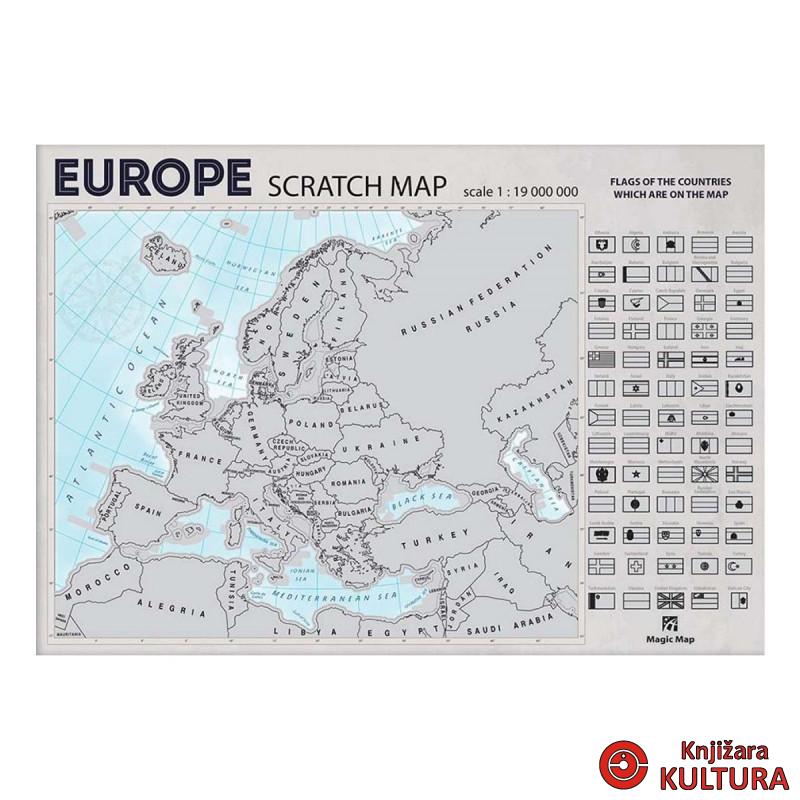 GREB GREB MAPA EVROPE 