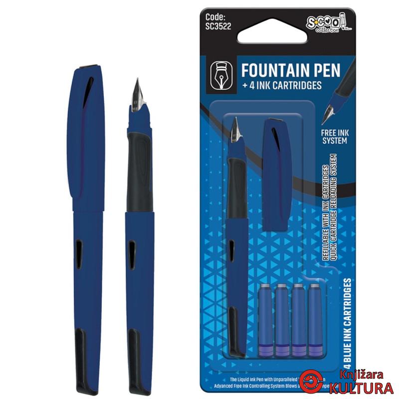 NALIV PERO BLISTER+4 PATRONE S-COOL SC3522 