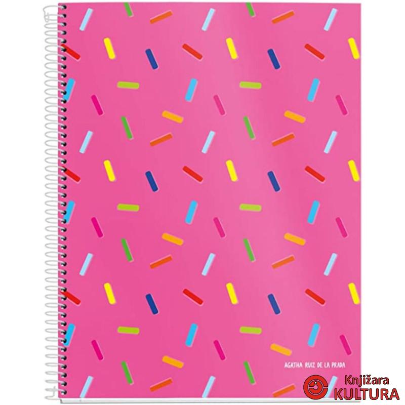 SVESKA A4 120 SQU PP CANDY ARP 