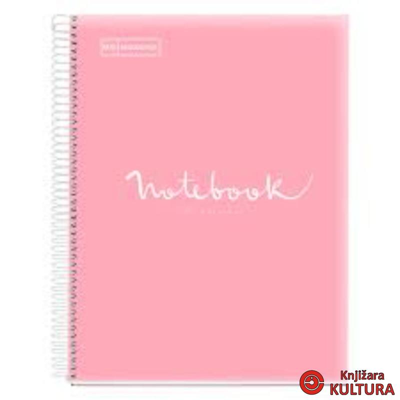 SVESKA A5 120 DIKTO 90G EMOTIONS PINK MR 49945MR 