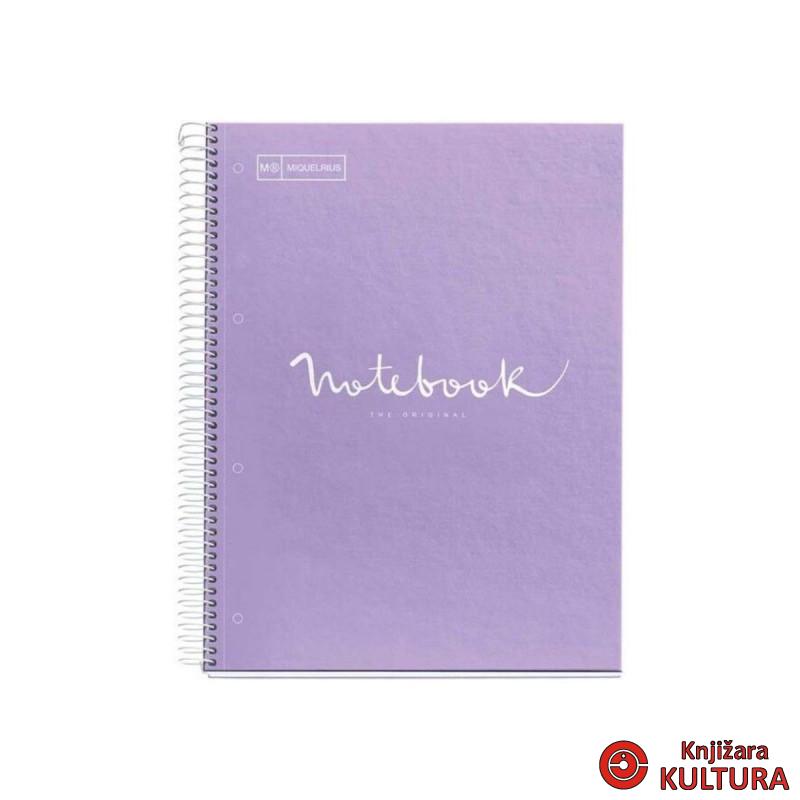 SVESKA A4 120 DIKTO 90G EMOTIONS LAVANDA MR 