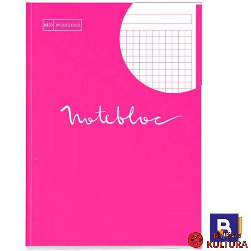 SVESKA A4 80 KARO 90G EMOTIONS MAGENTA MR 