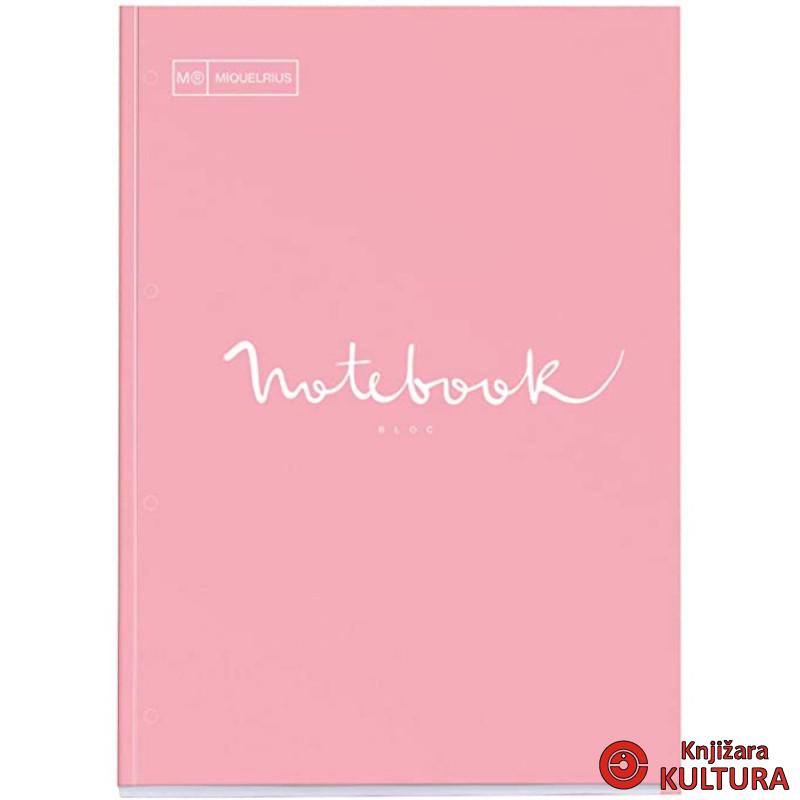 SVESKA A4 80 KARO 90G EMOTIONS PINK MR 