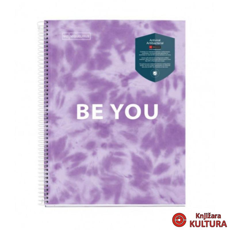 SVESKA A4 120L 90G AV TIE DYE LAVANDA  D. 