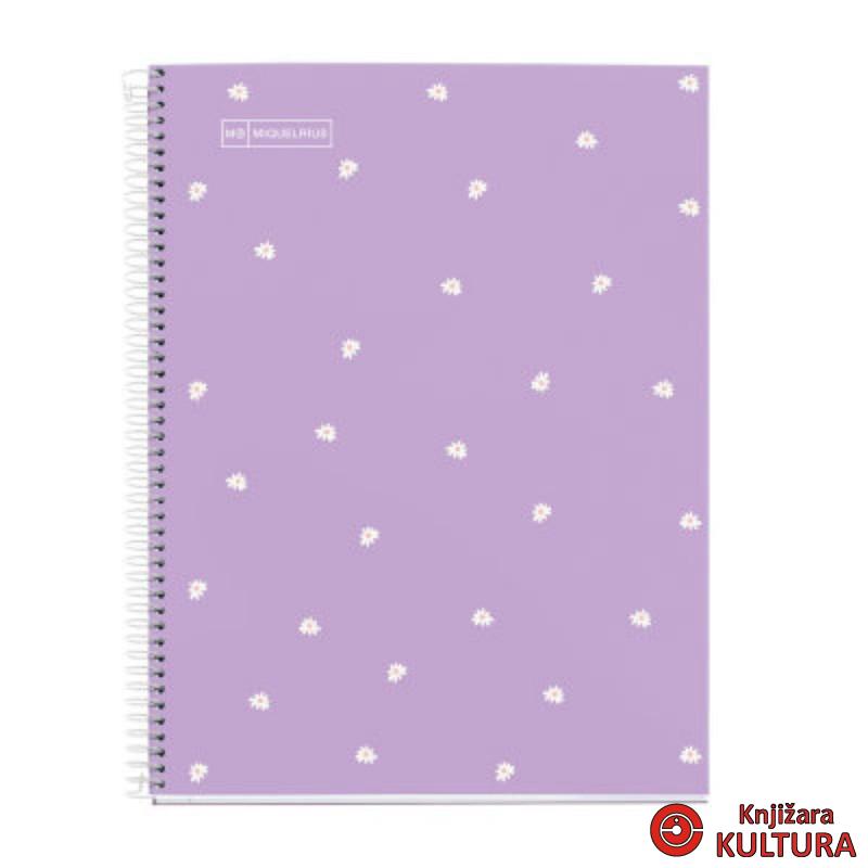 SVESKA A4 80 D. 90G DAISY LAVENDER 