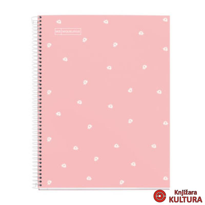 SVESKA A4 80 D. 90G DAISY PINK 
