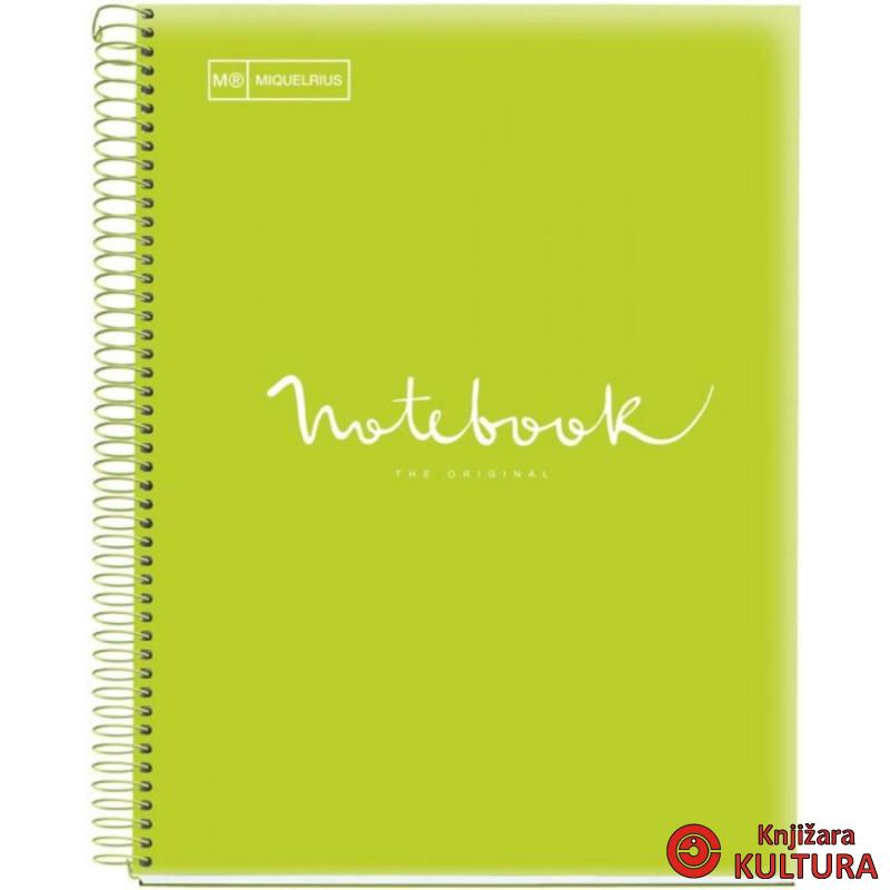 SVESKA A4 80 DOTS 90G EMOTIONS LIME 