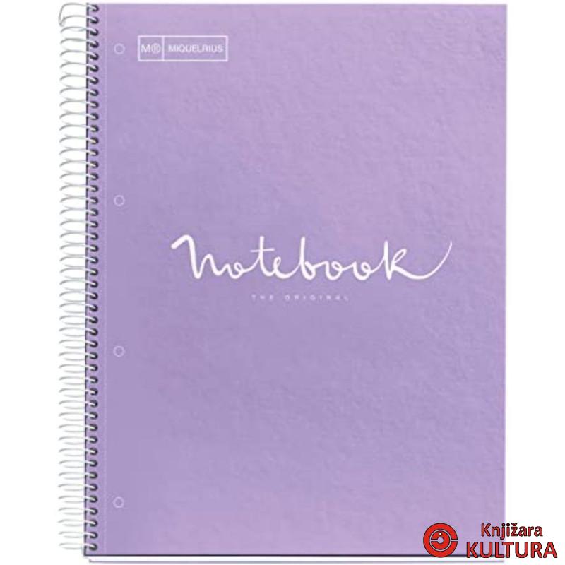SVESKA A4 80 DOTS 90G EMOTIONS PURPLE 
