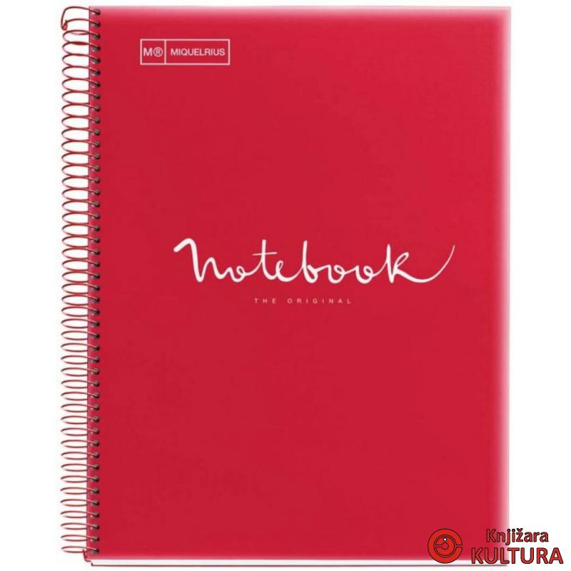 SVESKA A4 80 DOTS 90G EMOTIONS RED 