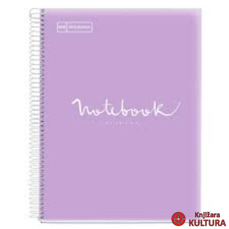 SVESKA A4 80 DOTS 90G MESSAGES LAVENDER 