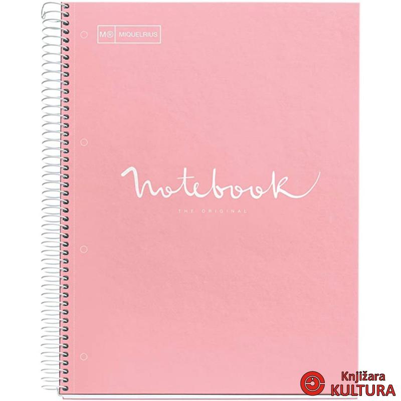 SVESKA A4 80 DOTS 90G MESSAGES PINK 