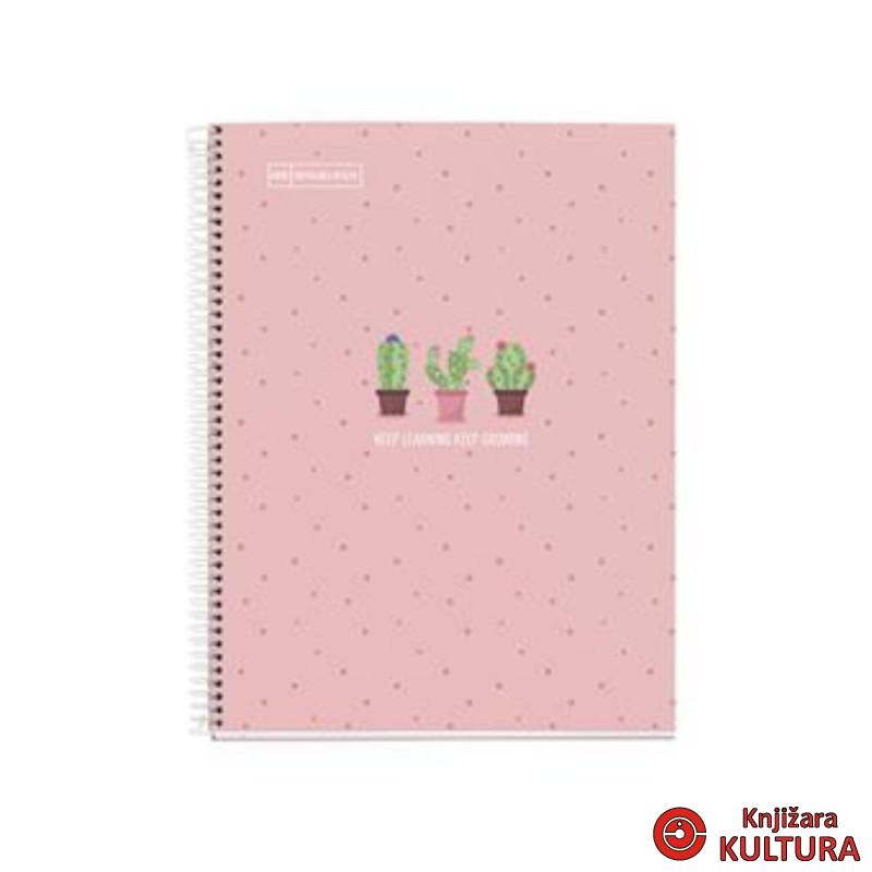 SVESKA A5 80 D. 90G CACTUS PINK 