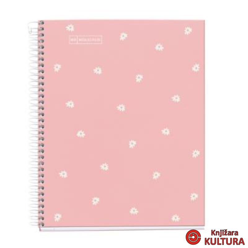 SVESKA A5 80 K.. 90G DAISY PINK 