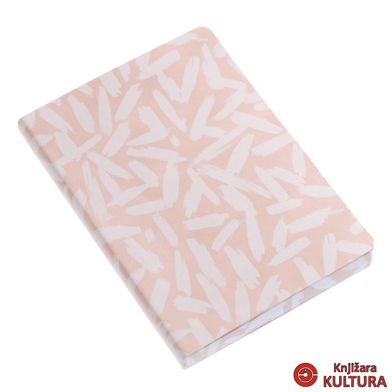 SVESKA A5 DOTS PRINTED EDGE PINK B 