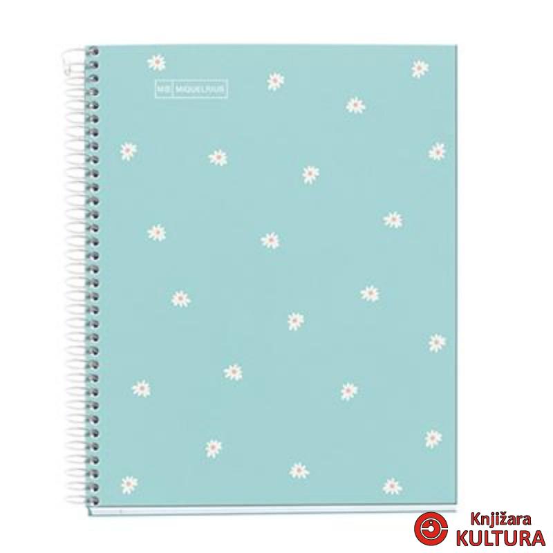 SVESKA A4 80 SQU. 90G DAISY BLUE 