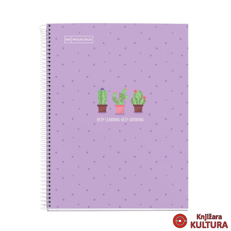 SVESKA A4 80 HOR 90G CACTUS LAVENDER 