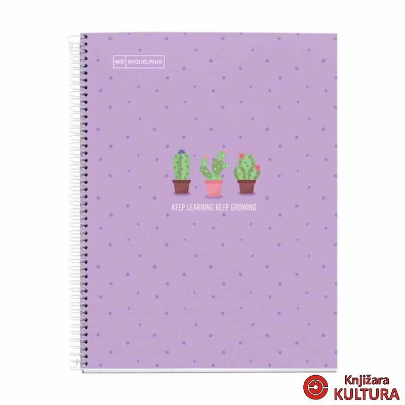 SVESKA A5 80 HOR 90G CACTUS LAVENDER 
