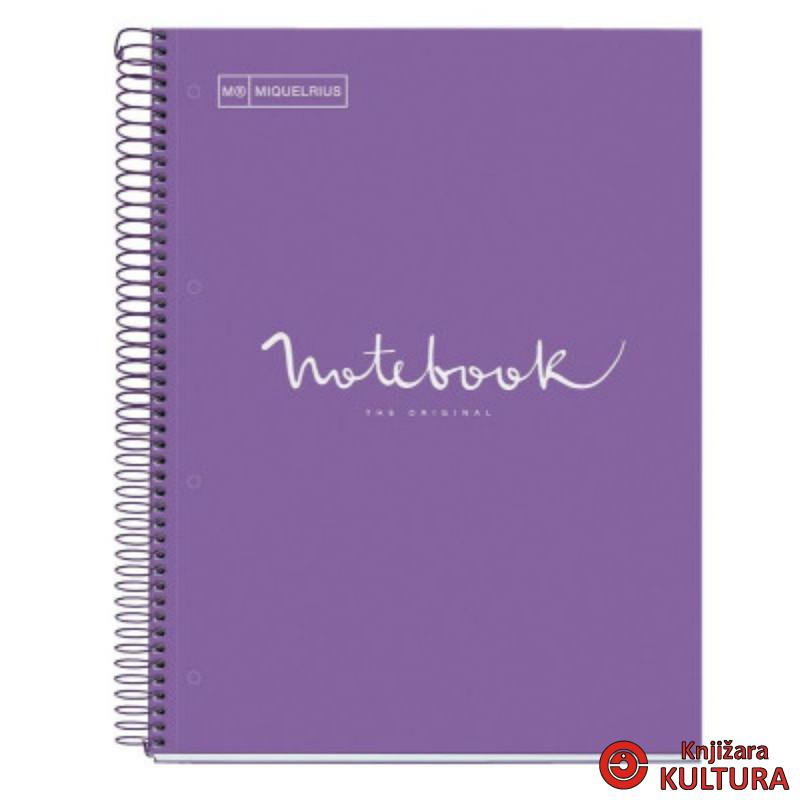 SVESKA A4 80 KARO 90G EMOTIONS PURPLE 