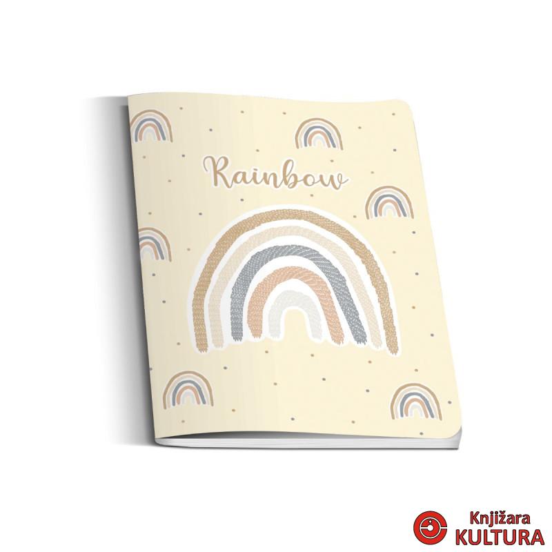 SVESKA A5 60 LISTA LATAJN RAINBOW 