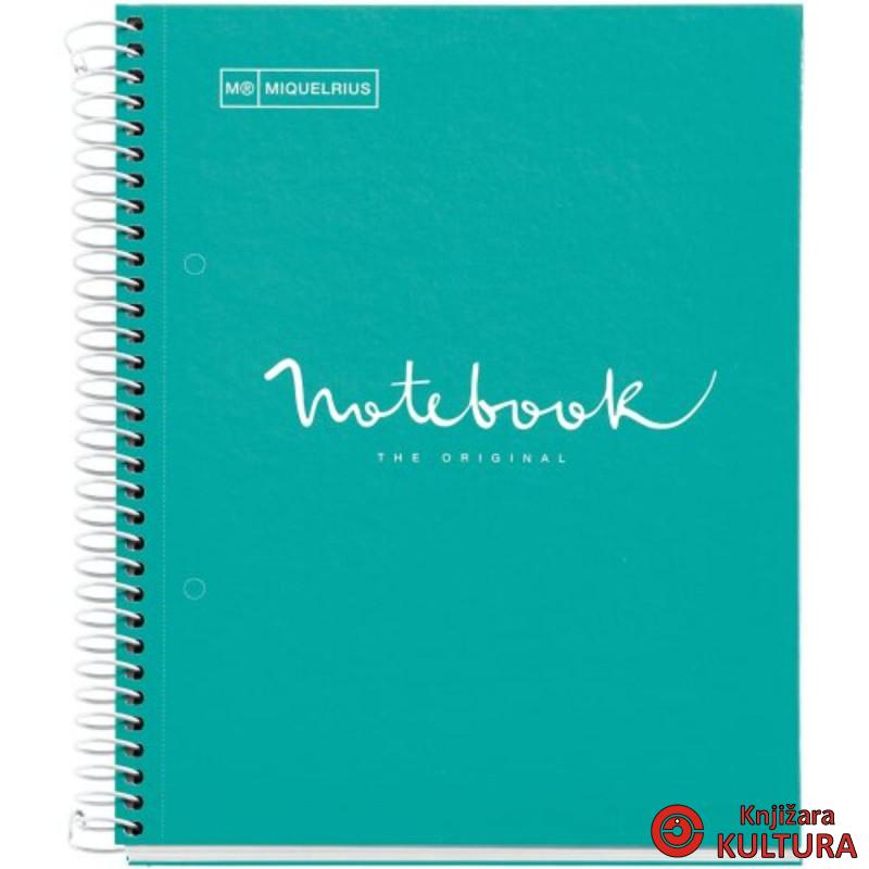 SVESKA A5 80 HOR 90G EMOTIONS TURQUOISE 46725MR 