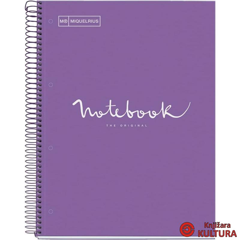 SVESKA A5 80 HOR 90G EMOTIONS PURPLE 46726MR 