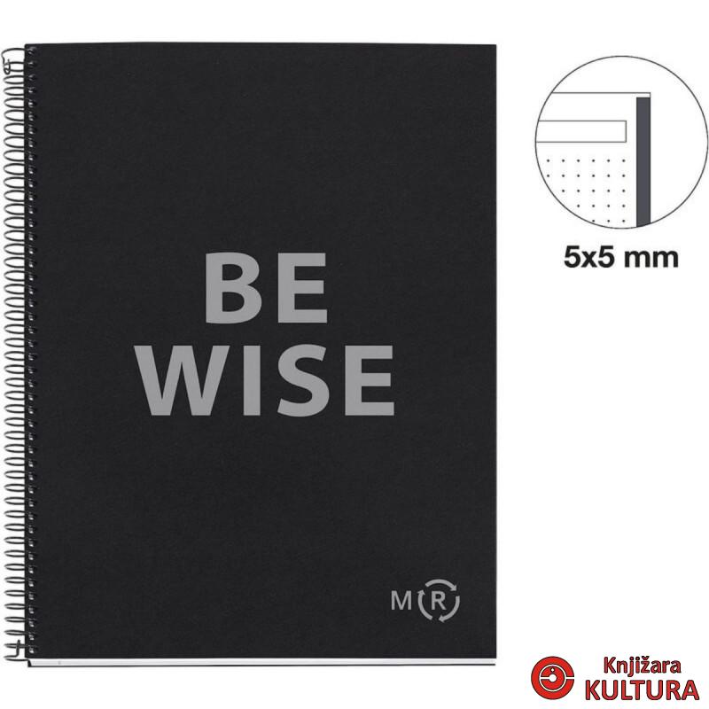 SVESKA A4 80 DOTS 90G BE ECO ANTHRACITEES 46896MR 