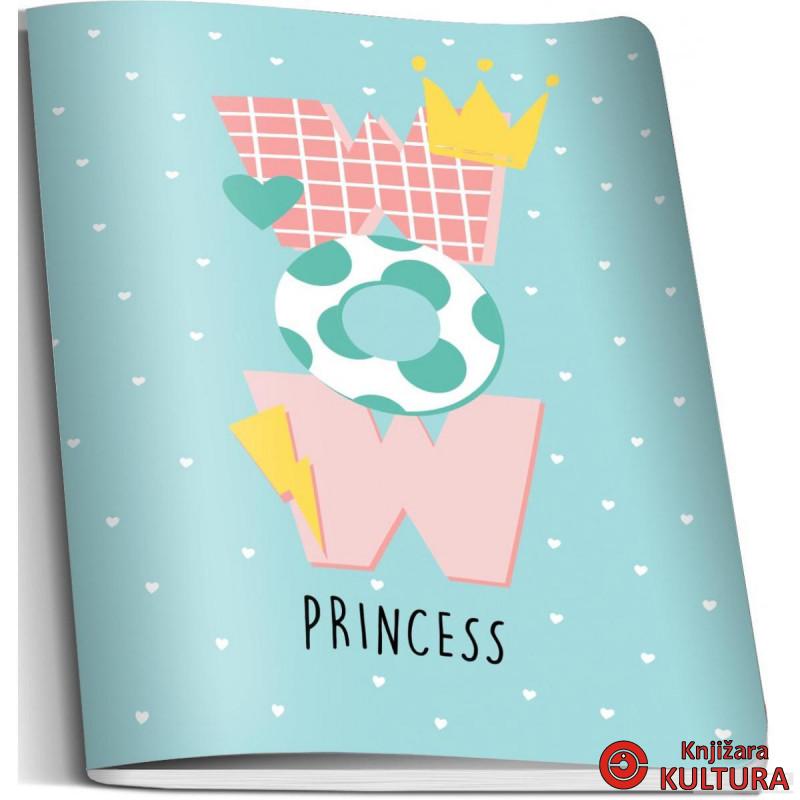 SVESKA A4 60L COOL PRINCESS DIKTO 