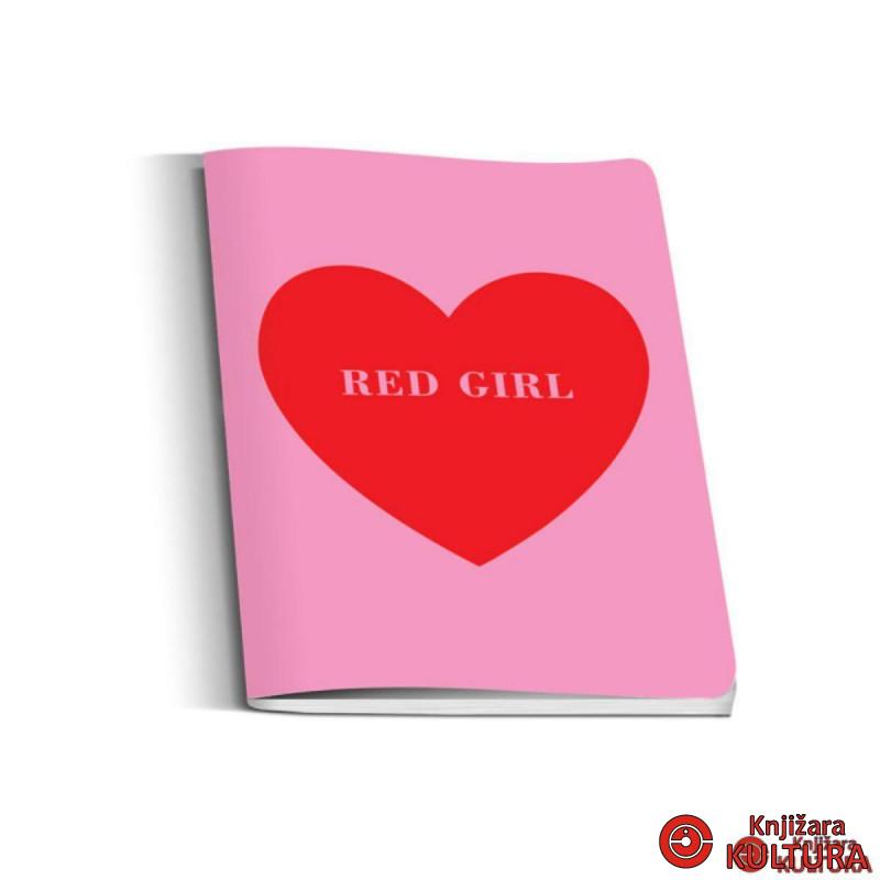 SVESKA A5 MP 60L RED GIRL KARO LUX 