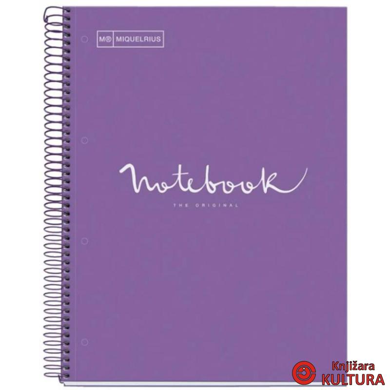 SVESKA A4 80 HOR 90G EMOTIONS PURPLE 