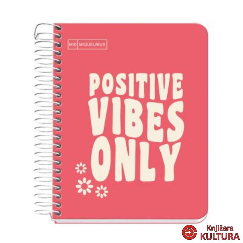 SVESKA A5 100 SQU 90G MESSAGES CORAL 
