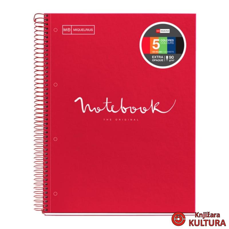 SVESKA A5 80 HOR 90G EMOTIONS RED 