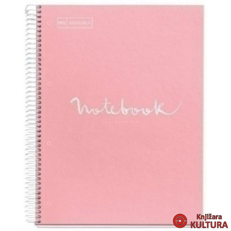 SVESKA A5 80 SQU. 90G EMOTIONS PINK 