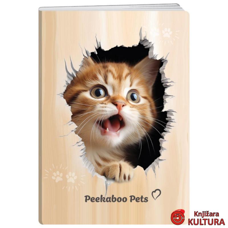 SVESKA A5 52L PEEKABOO DIKTO 