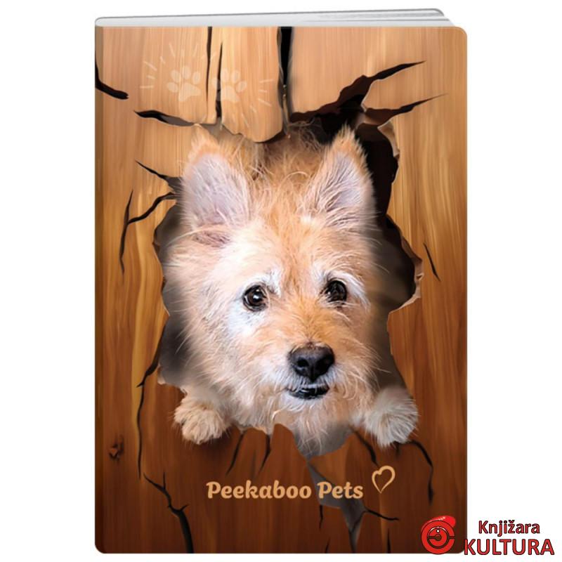 SVESKA A5 52L PEEKABOO DIKTO 