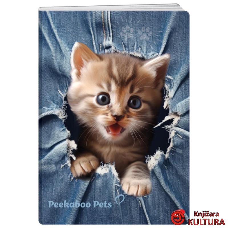 SVESKA A5 52L PEEKABOO ČISTA 