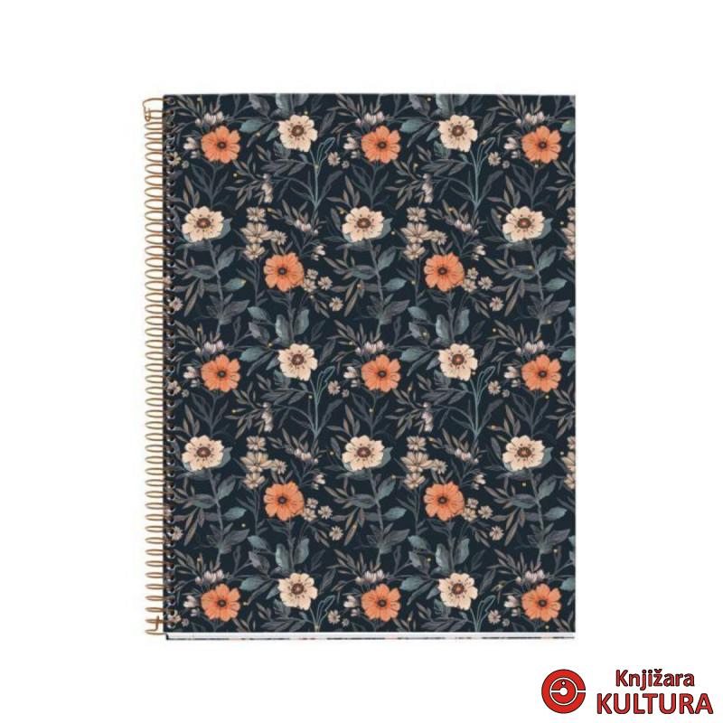 SVESKA A4 A4 100 SQU BLOOM BRITISH BLOOM 