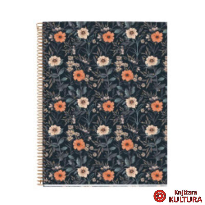 SVESKA A4 A4 100 HOR BLOOM BRITISH BLOOM 