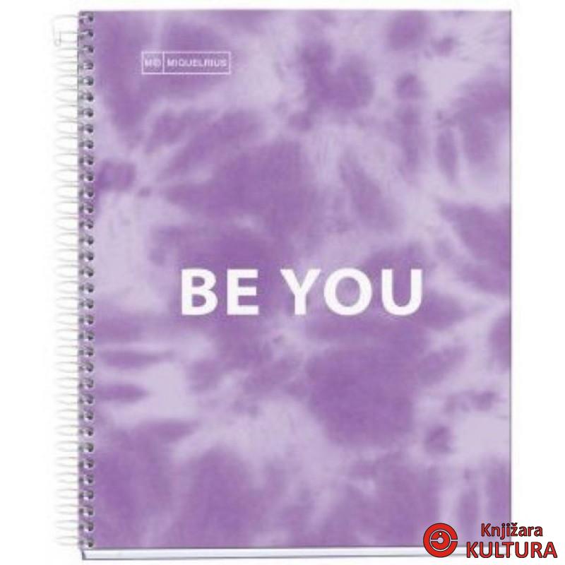 SVESKA A4 120 SQU.90G TIE DYE LAVENDER MR46571 