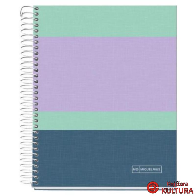 SVESKA A5 140 HOR 70G RIDER PURPLE MR04257 