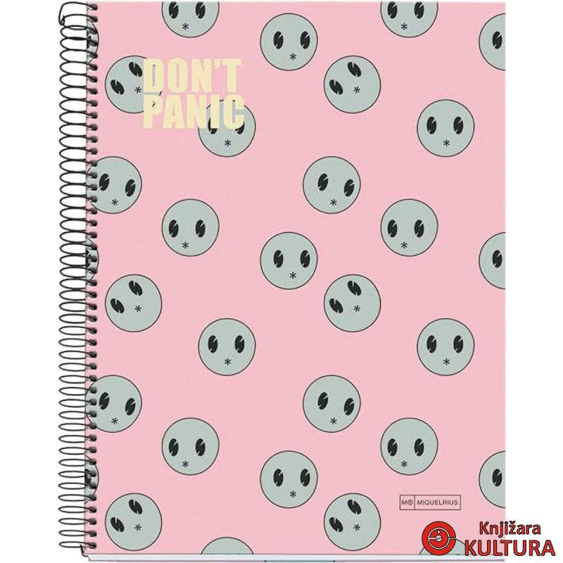 SVESKA4 A4 140 SQU 70G DON'T PANIC 