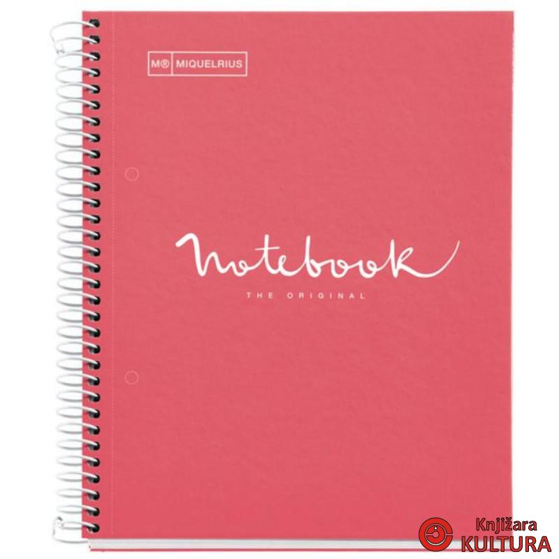 SVESKA1 A5 80 SQU. 90G EMOTIONS CORAL 