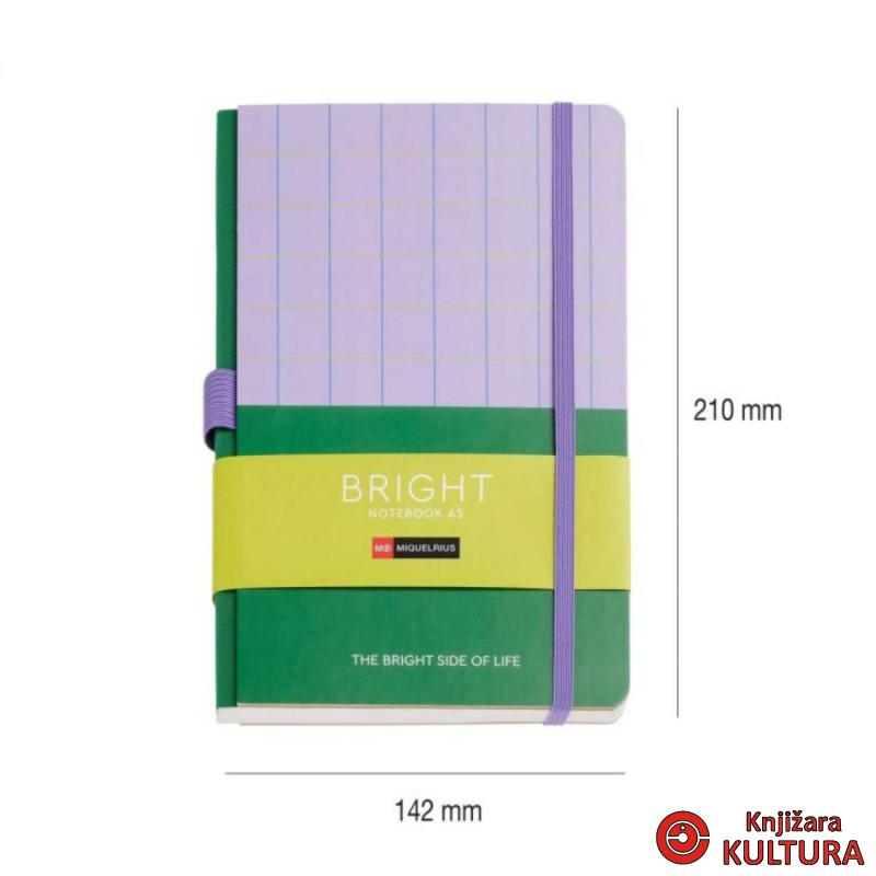 SVESKA A5 DOTTED GREEN BRIGHT MR08263 