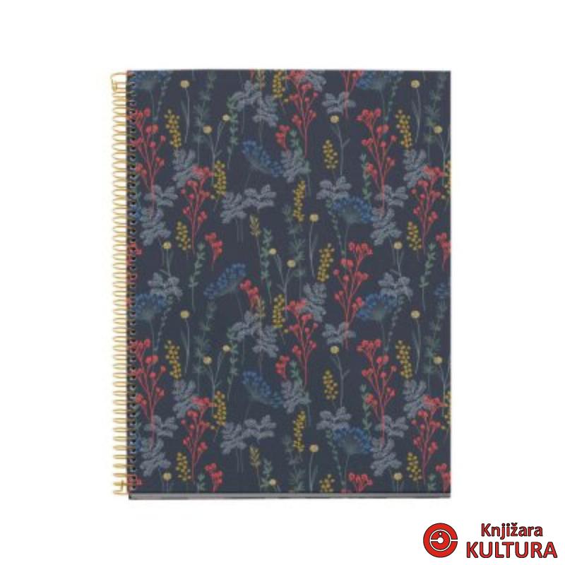 SVESKA A4 100L NIGHT HIDDEN FOREST KARO MR04397 